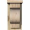 Ekena Millwork Newport Rough Sawn Corbel w/Backplate, Douglas Fir, 6"W x 8"D x 12"H COR06X08X12NEW01RDF - alternate 2